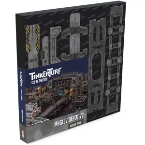 TinkerTurf Sci-Fi Terrain: MagLev Depot v2 - Neutral Theme