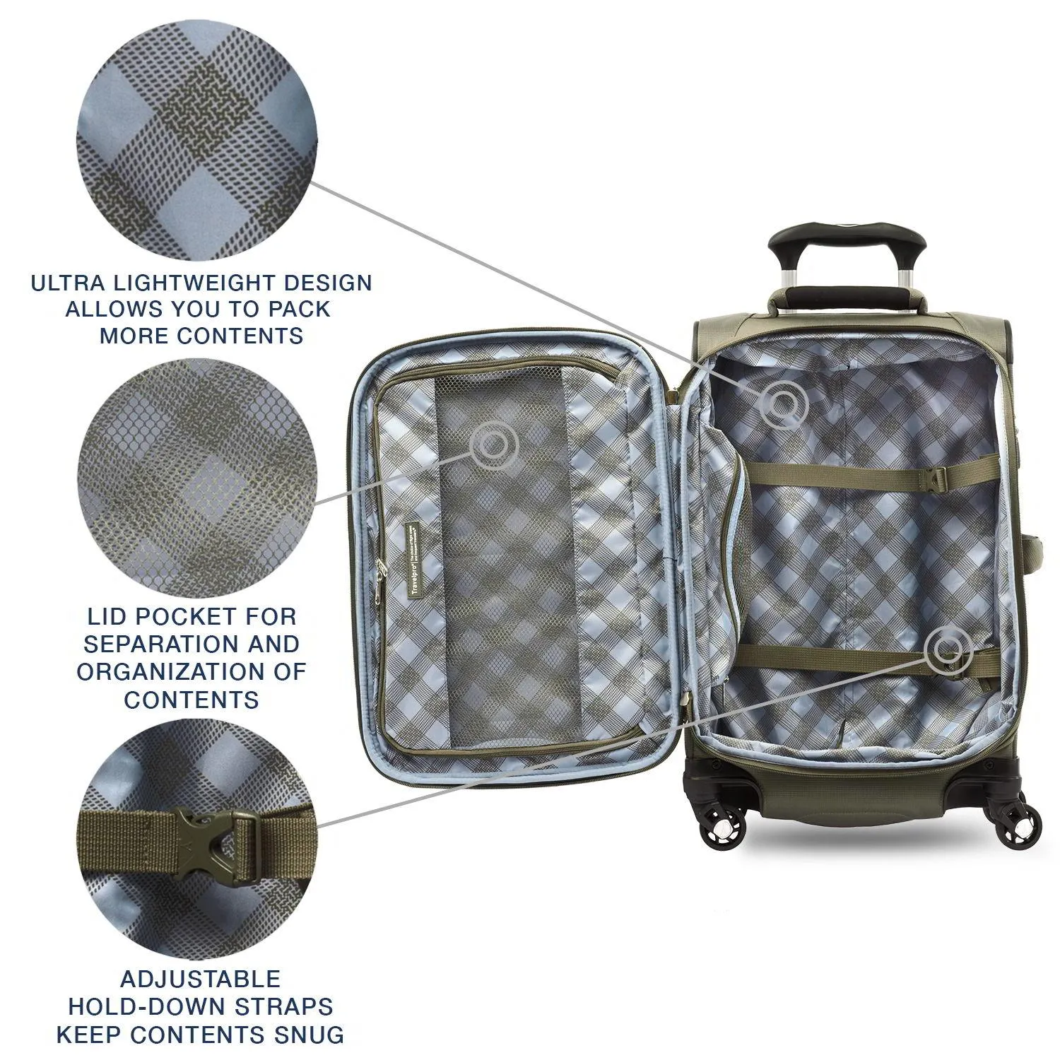 Travelpro Maxlite 5  Lightweight 21" Expandable Carry-On Spinner