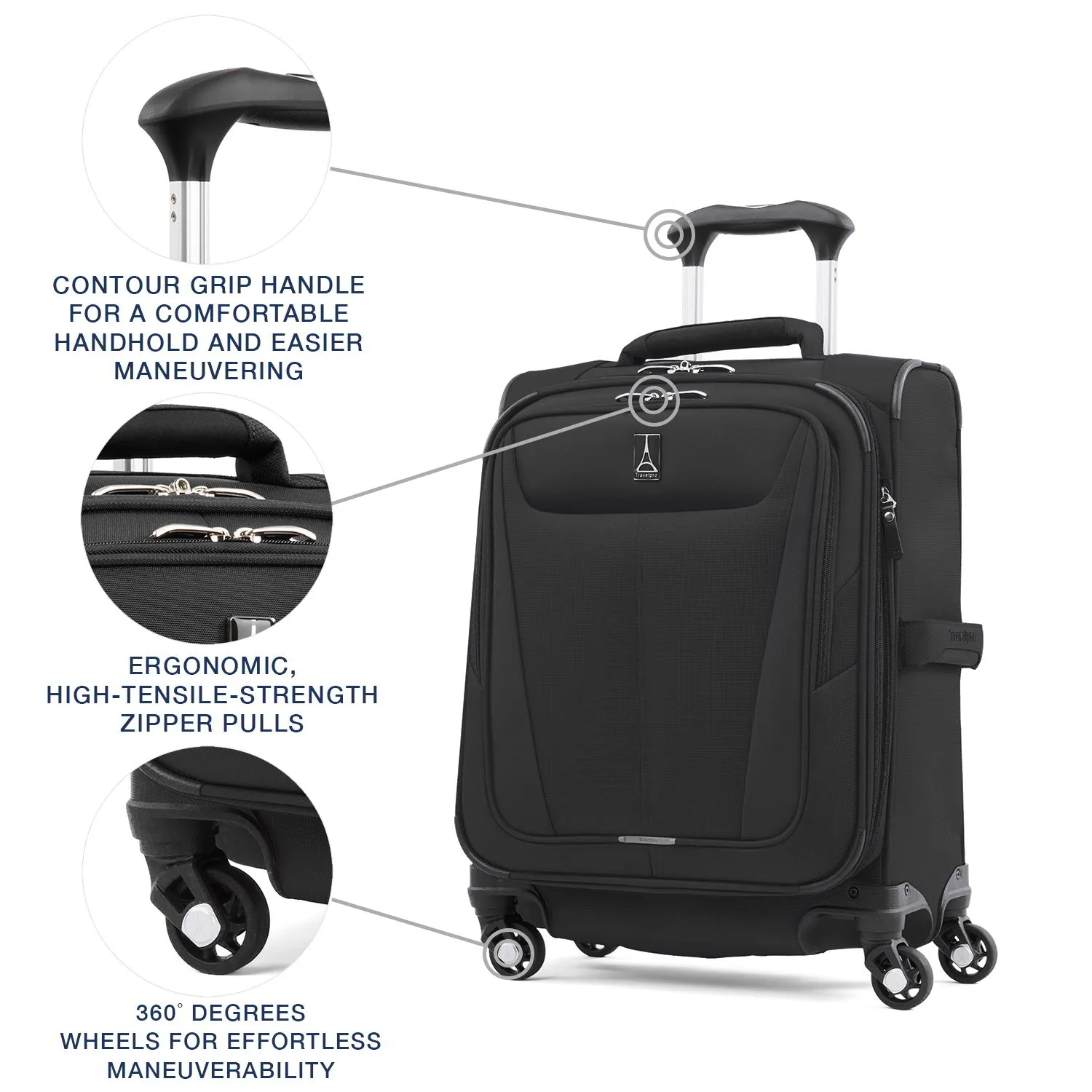 Travelpro Maxlite 5 Lightweight International Expandable Carry-On Spinner