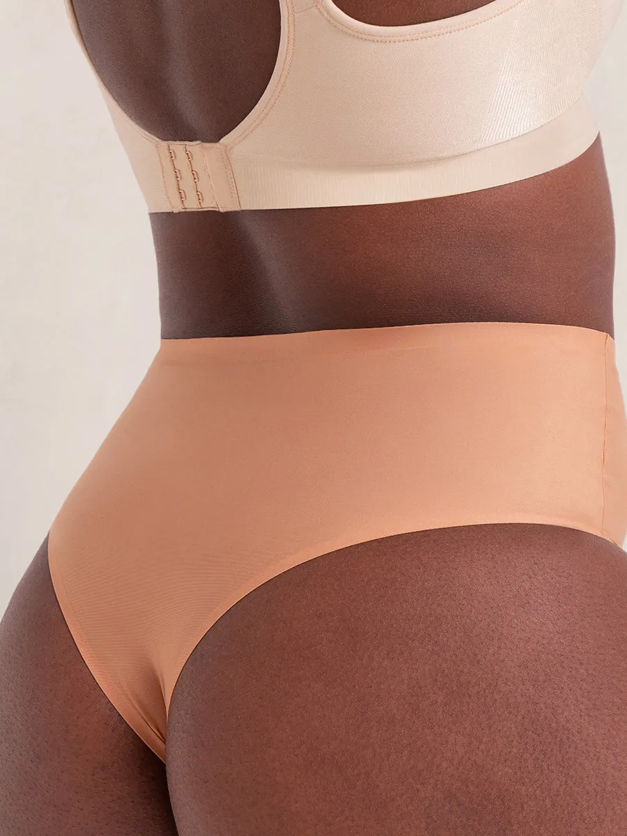 Truekind® Seamless Stretch Mid-Waist Thong