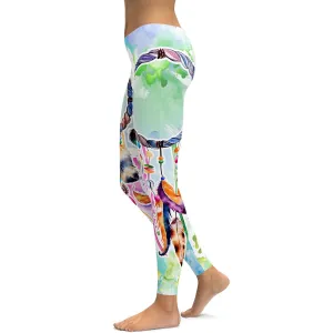 Watercolor Dreamcatcher Leggings