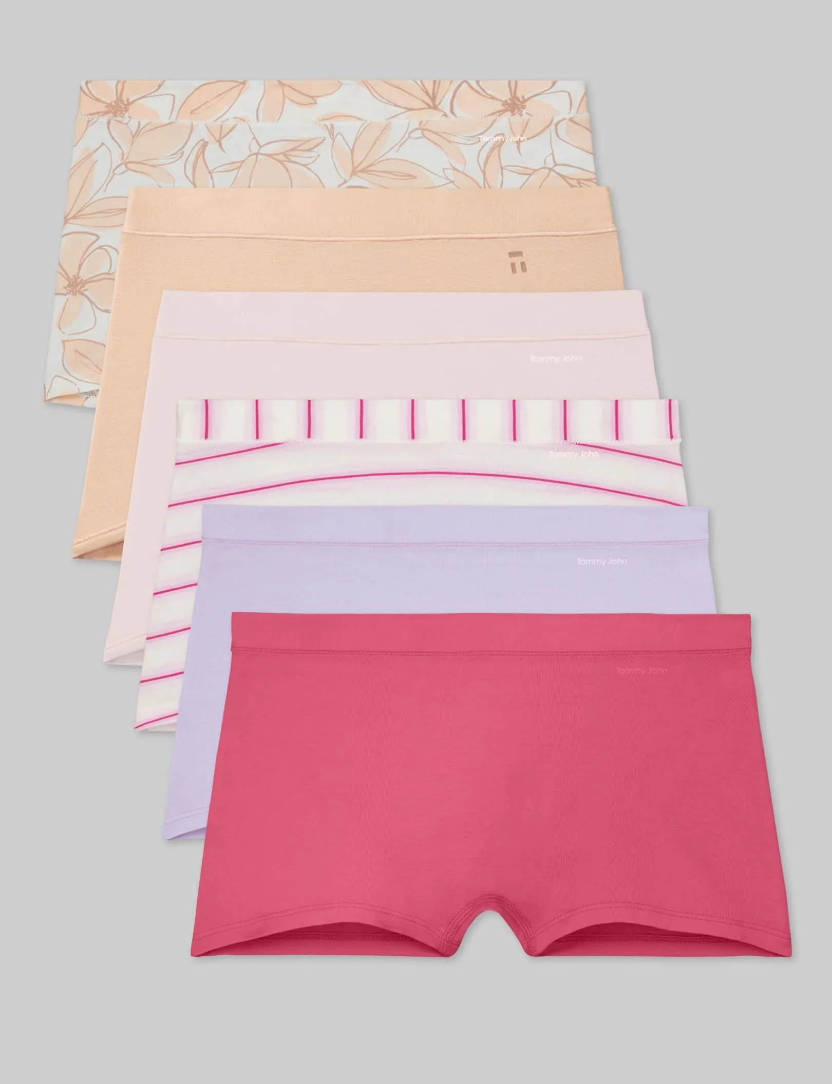 Women's Cool Cotton Boyshort (6-Pack)