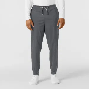 WORK Men's Cargo Jogger Scrub Pant - Pewter