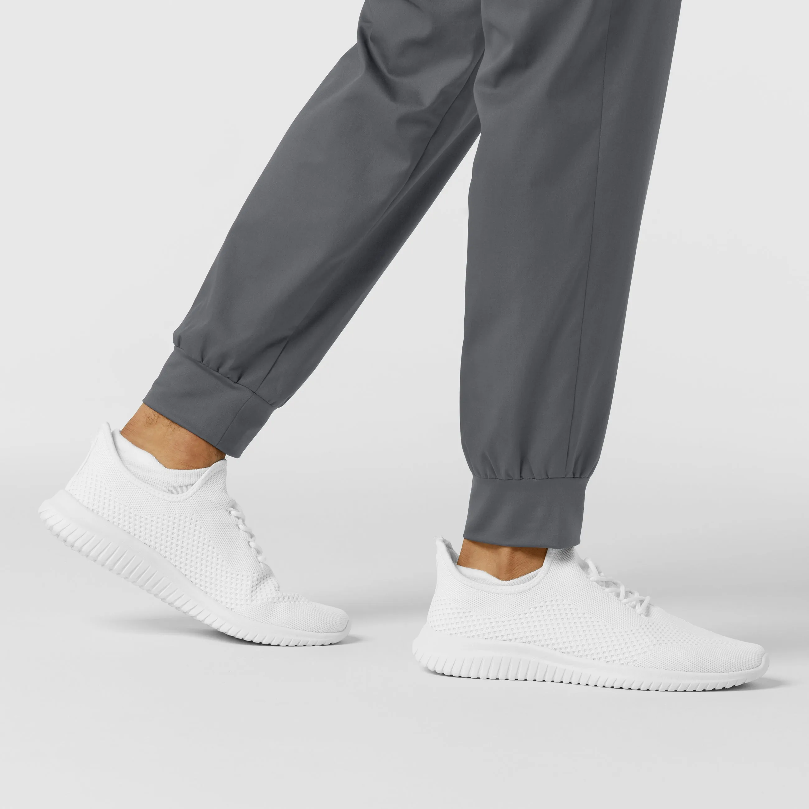 WORK Men's Cargo Jogger Scrub Pant - Pewter