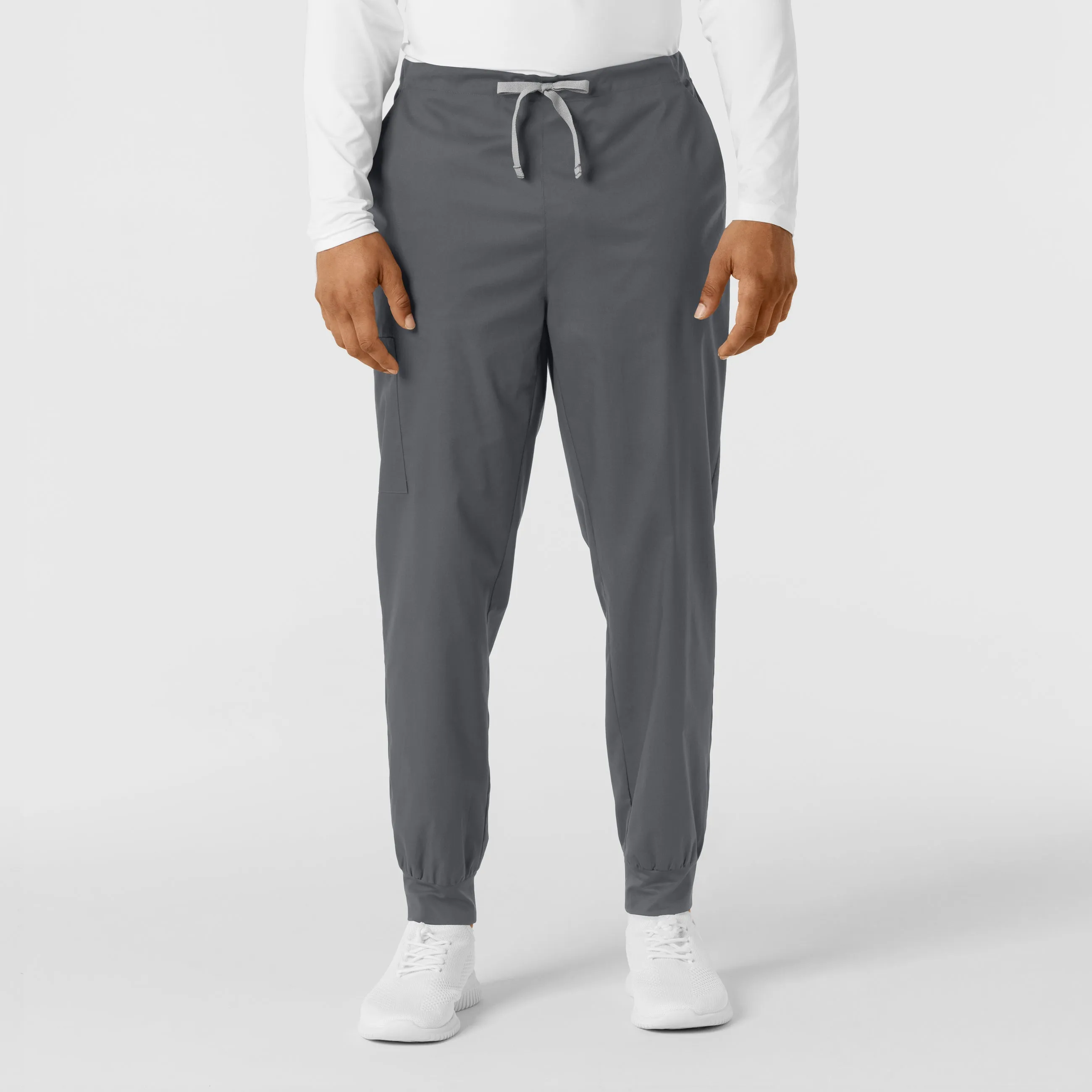 WORK Men's Cargo Jogger Scrub Pant - Pewter