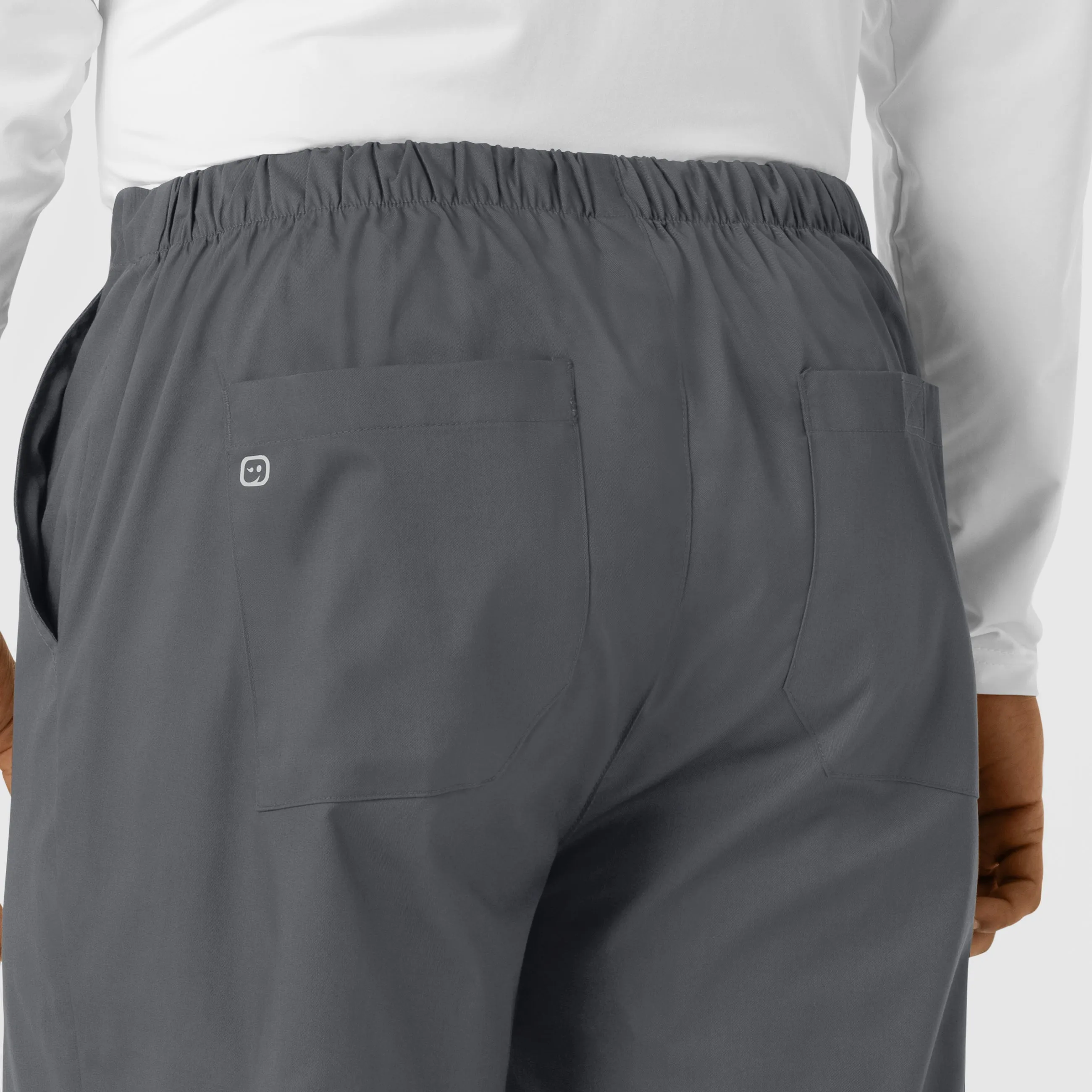 WORK Men's Cargo Jogger Scrub Pant - Pewter