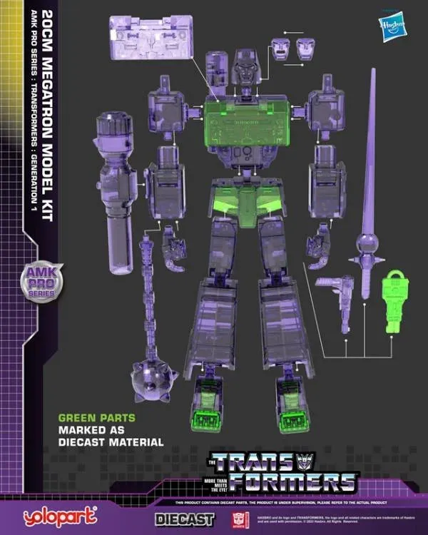 Yolopark Transformers AMK Pro Series Megatron Model Kit